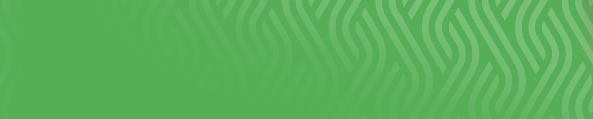 A green background features wavy, abstract lines forming a subtle pattern on the right side. The left side is a solid green color, creating a contrast with the patterned section.